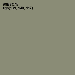 #8B8C75 - Granite Green Color Image