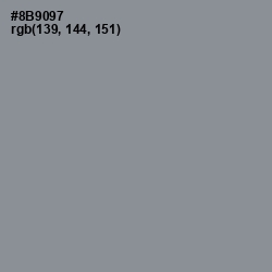 #8B9097 - Regent Gray Color Image