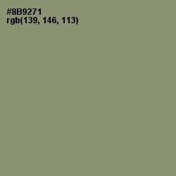 #8B9271 - Battleship Gray Color Image