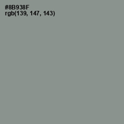 #8B938F - Spanish Green Color Image