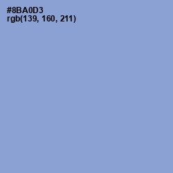 #8BA0D3 - Polo Blue Color Image