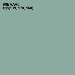 #8BAAA0 - Cascade Color Image