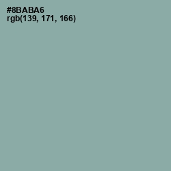 #8BABA6 - Cascade Color Image