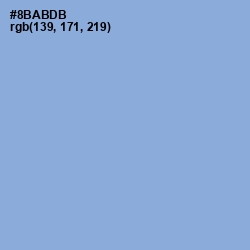 #8BABDB - Polo Blue Color Image