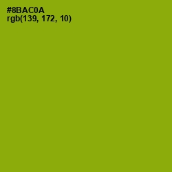 #8BAC0A - Citron Color Image