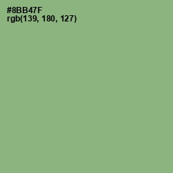 #8BB47F - Olivine Color Image