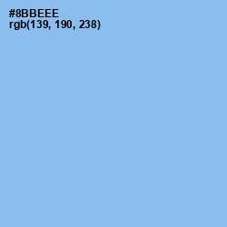 #8BBEEE - Jordy Blue Color Image
