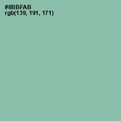 #8BBFAB - Gulf Stream Color Image