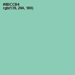 #8BCCB4 - Vista Blue Color Image