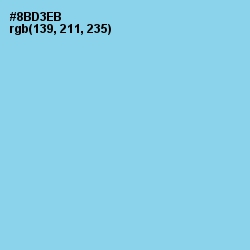 #8BD3EB - Cornflower Color Image