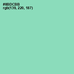 #8BDCBB - Vista Blue Color Image