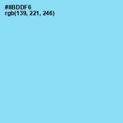 #8BDDF6 - Cornflower Color Image