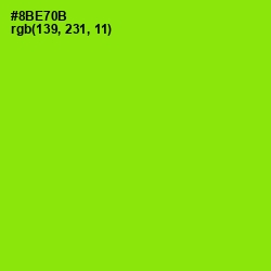 #8BE70B - Inch Worm Color Image