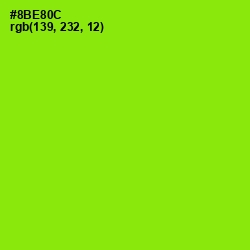 #8BE80C - Inch Worm Color Image