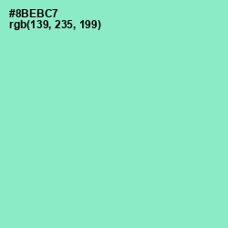 #8BEBC7 - Riptide Color Image