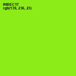 #8BEC17 - Inch Worm Color Image