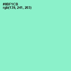 #8BF1CB - Riptide Color Image