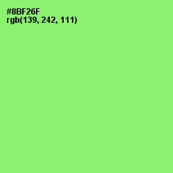 #8BF26F - Conifer Color Image