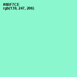 #8BF7CE - Riptide Color Image