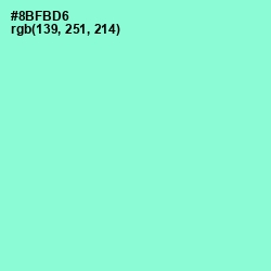 #8BFBD6 - Riptide Color Image