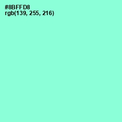 #8BFFD8 - Riptide Color Image