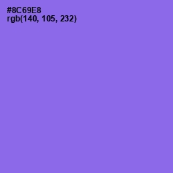 #8C69E8 - Medium Purple Color Image