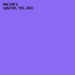 #8C69F2 - Medium Purple Color Image