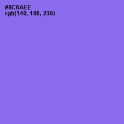 #8C6AEE - Medium Purple Color Image
