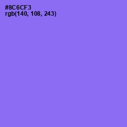 #8C6CF3 - Medium Purple Color Image