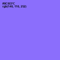 #8C6EFC - Medium Purple Color Image