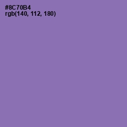 #8C70B4 - Wisteria Color Image