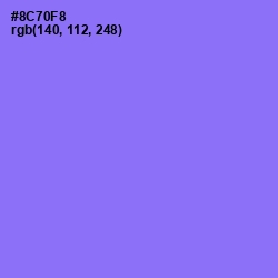 #8C70F8 - Medium Purple Color Image