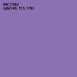 #8C71B2 - Wisteria Color Image