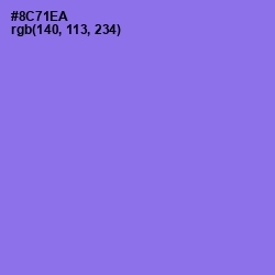 #8C71EA - Medium Purple Color Image