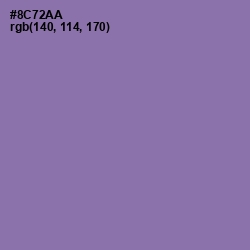 #8C72AA - Wisteria Color Image