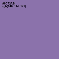 #8C72AB - Wisteria Color Image