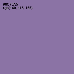 #8C73A5 - Wisteria Color Image