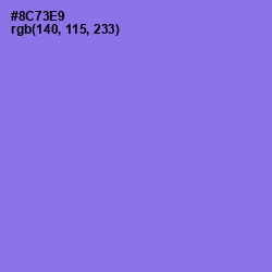 #8C73E9 - Medium Purple Color Image