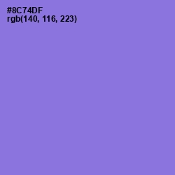 #8C74DF - True V Color Image