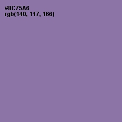 #8C75A6 - Wisteria Color Image