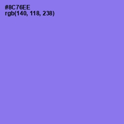 #8C76EE - Medium Purple Color Image