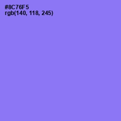 #8C76F5 - Medium Purple Color Image