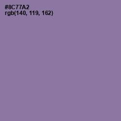 #8C77A2 - Purple Mountain's Majesty Color Image