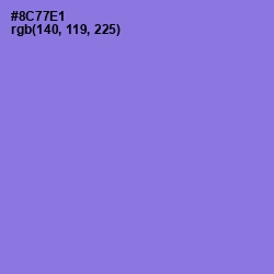 #8C77E1 - Medium Purple Color Image