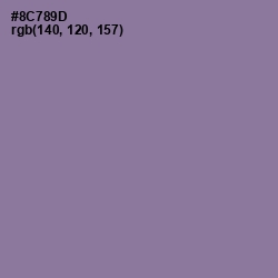 #8C789D - Mountbatten Pink Color Image