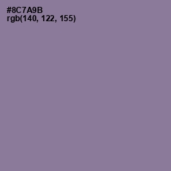#8C7A9B - Mountbatten Pink Color Image