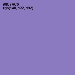 #8C7AC0 - True V Color Image