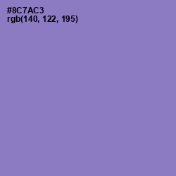 #8C7AC3 - True V Color Image