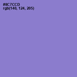 #8C7CCD - True V Color Image