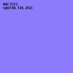 #8C7CFC - Medium Purple Color Image